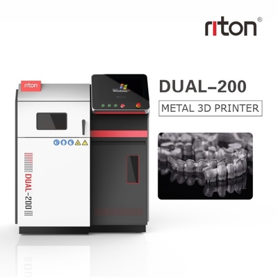 Coroas DUAL200 em 3 horas de impressora dental da fusão 3d do metal do laser de Highly Stable 4.5KW 220V da impressora do metal 3D