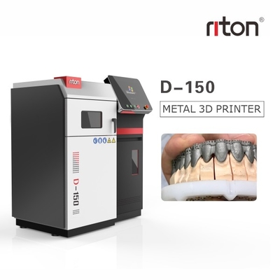 Impressora dental Riton D-150 do metal 3d da dentadura DMLS da coroa