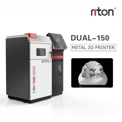 Máquina dental industrial de Double Fiber Laser da impressora do metal 3D
