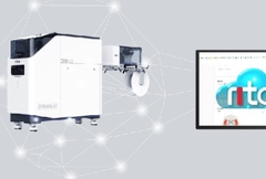 Máquina de dobra de fio de ortodontia Riton Dental inteligente AI Design de retenção dental máquina de dobra